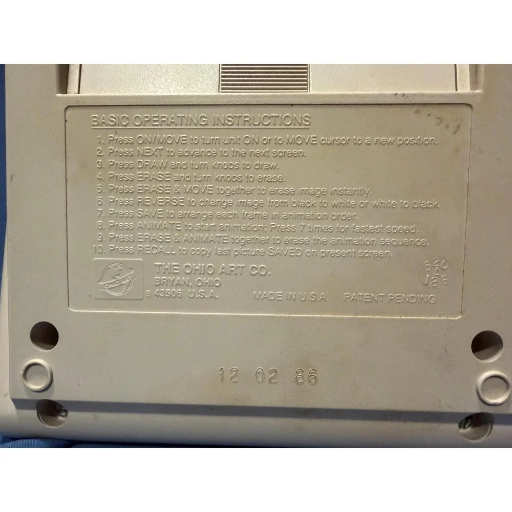 Vintage 1988 Etch-A-Sketch Animator by the Ohio Art Company - See Description